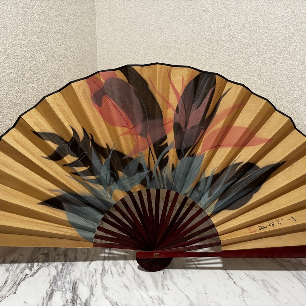 Elegant Floral Hand Fan